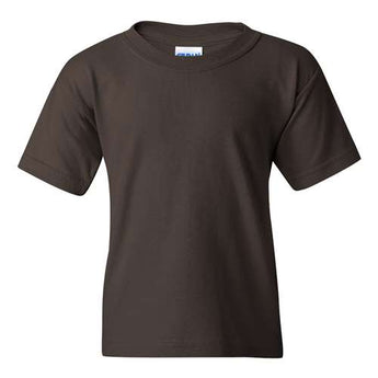 Heavy Cotton™ Youth T-Shirt - Dark Chocolate