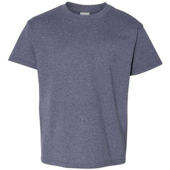Heavy Cotton™ Youth T-Shirt - Heather Navy