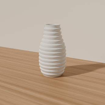 Stacked Ring Vase styled in a room — render
