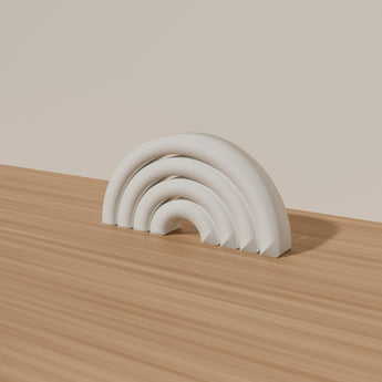 Nested Arch Sculpture, Set of 4 styled in a room — render