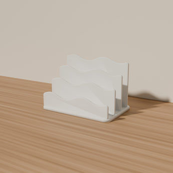 Wave Mail Sorter styled in a room — render