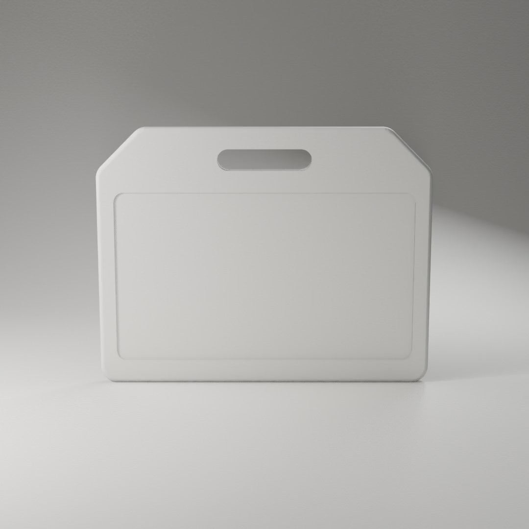 Luggage & Bag Tag Blank 360° turntable render