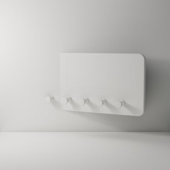 Key Hook Plaque 360° turntable render