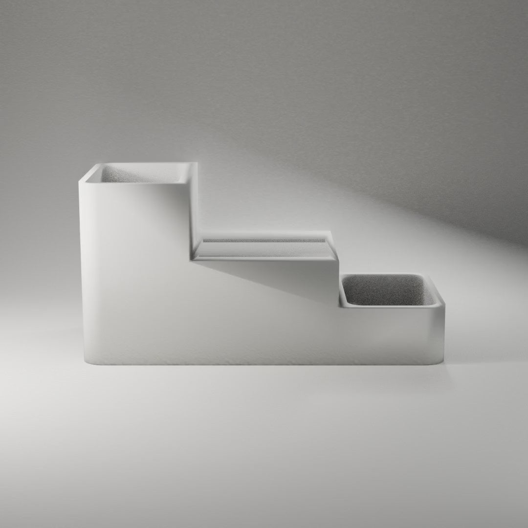 Stepped Desk Caddy 360° turntable render
