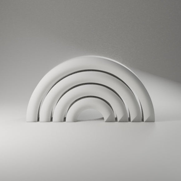 Nested Arch Sculpture, Set of 4 360° turntable render