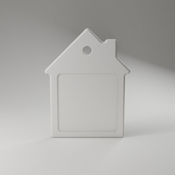 House Keychain Blank 360° turntable render