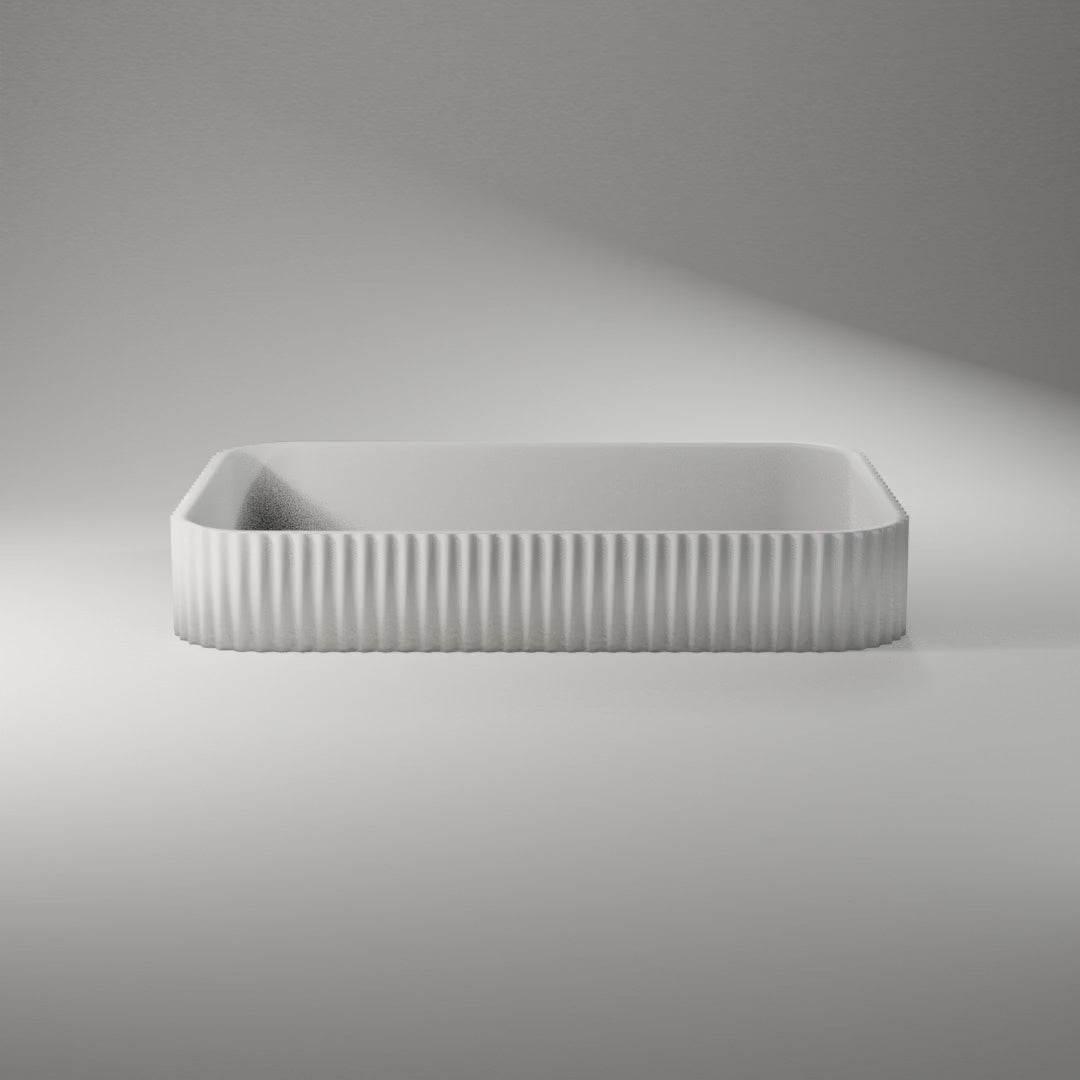 Fluted Valet Tray 360° turntable render