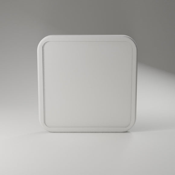 Square Fridge Magnet Blank 360° turntable render