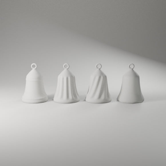 Bell Ornament Set of 4 360° turntable render