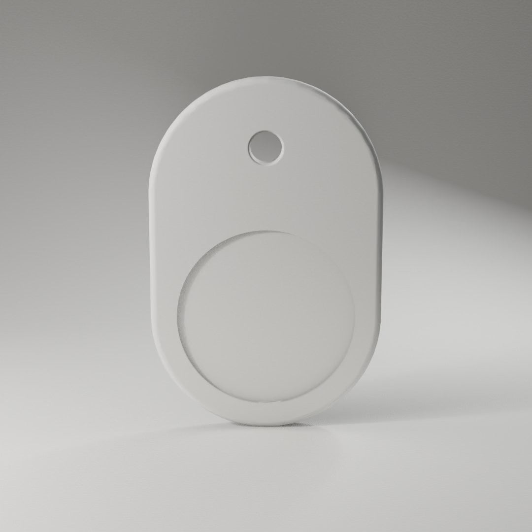 Zipper Pull Charm Blank 360° turntable render