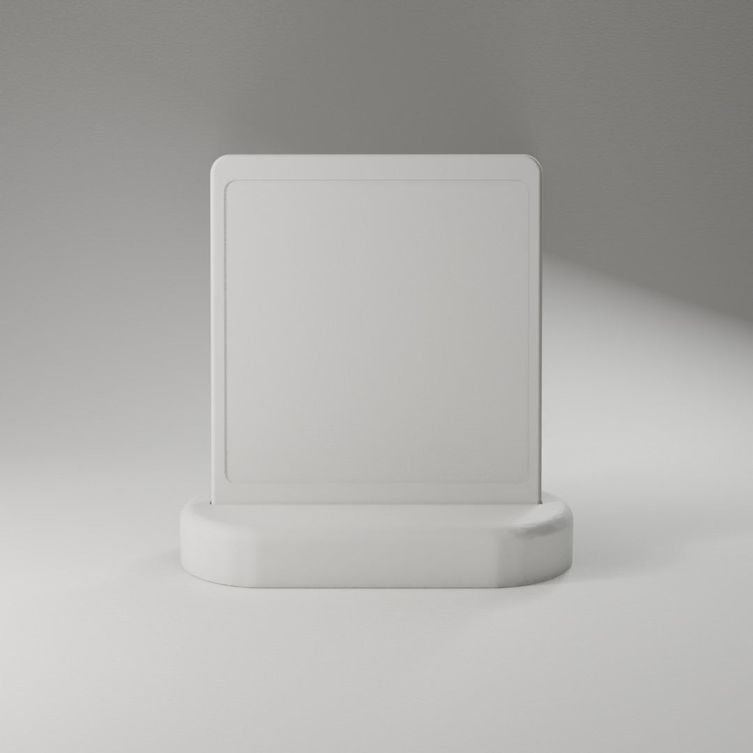 Table Number & QR Stand 360° turntable render