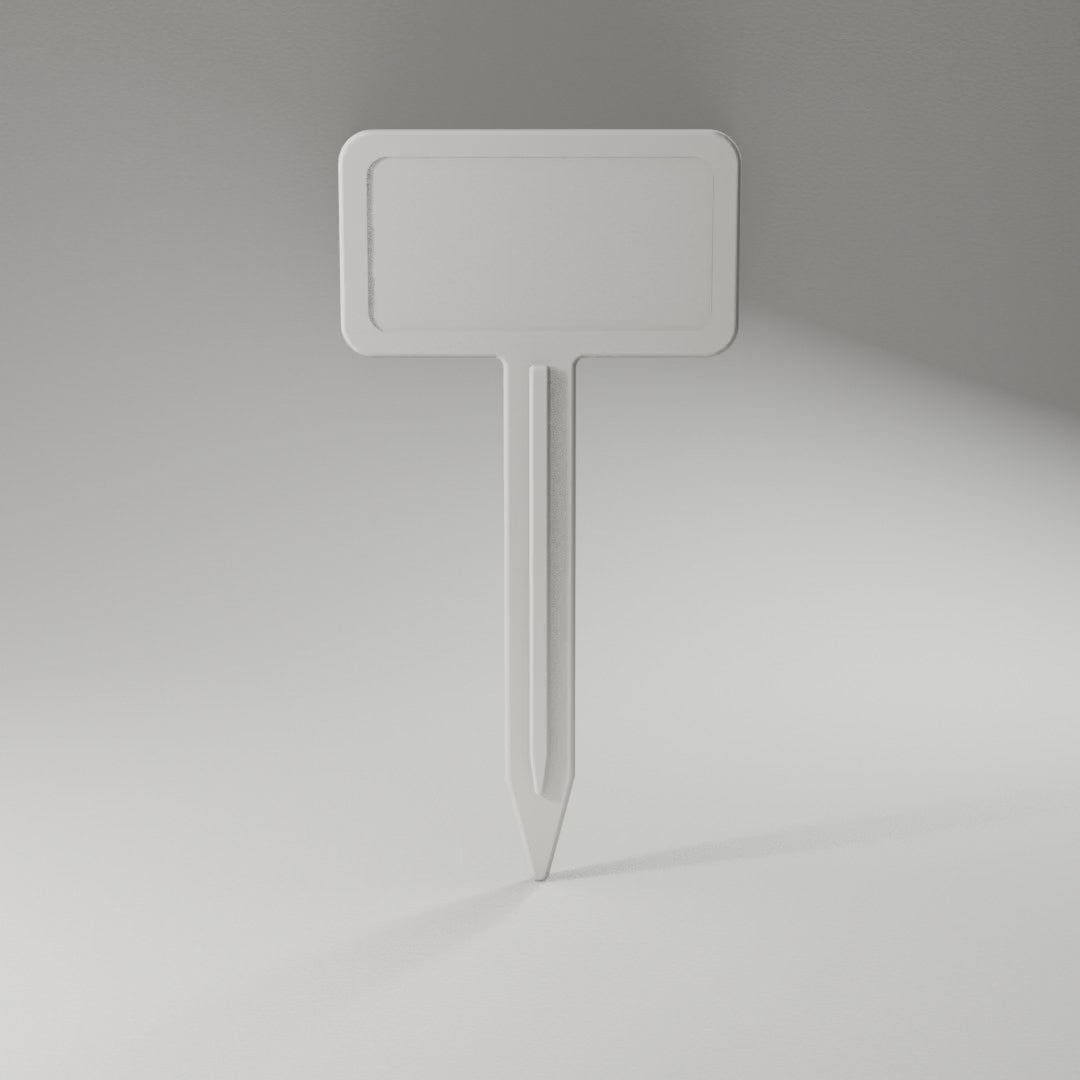 Plant Marker Stake Blank 360° turntable render