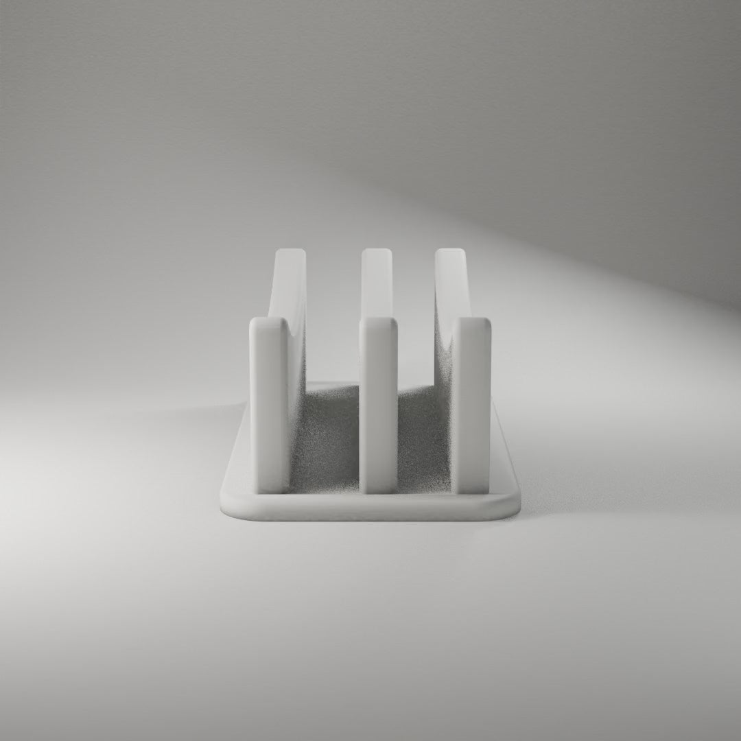 Vertical Laptop Stand 360° turntable render